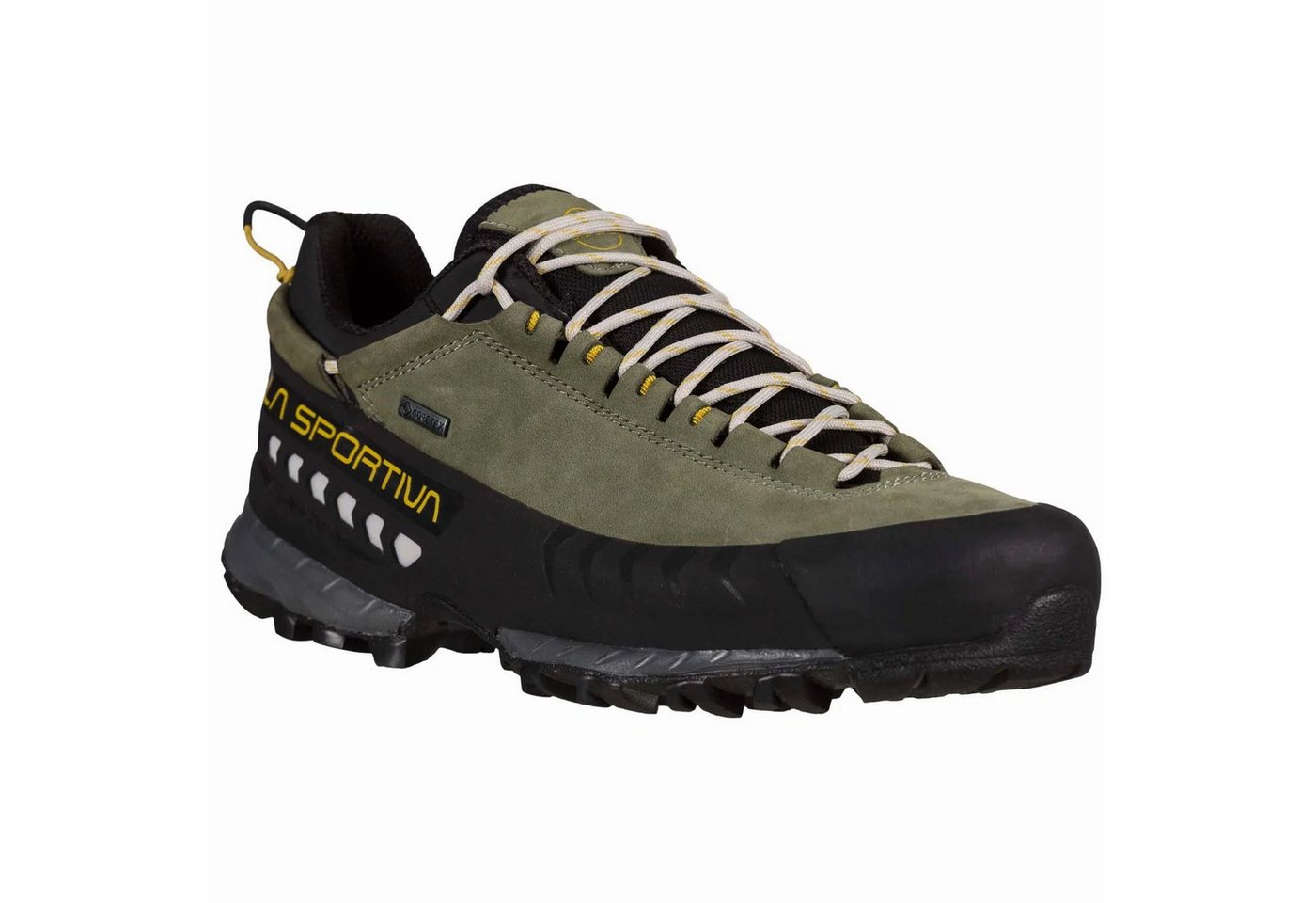 La Sportiva TX 5 Low GTX (Nubuckleder, Zustieg, wasserdicht) mossgrün Damen Wanderschuh von La Sportiva