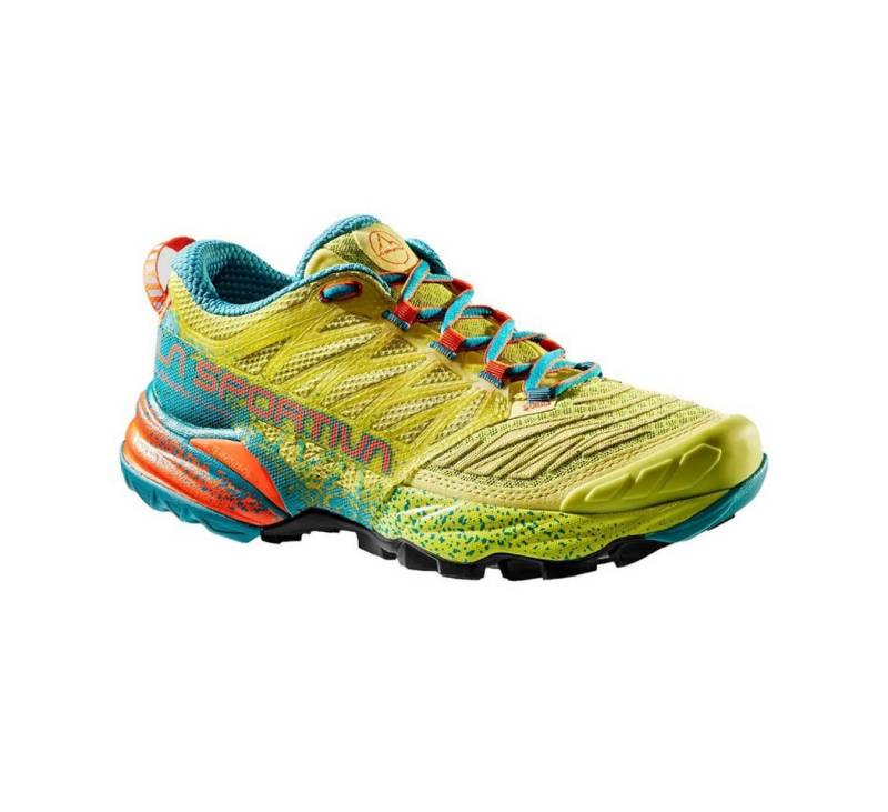 La Sportiva Trail-Laufschuhe Akasha II gelb/blau Damen Wanderschuh von La Sportiva