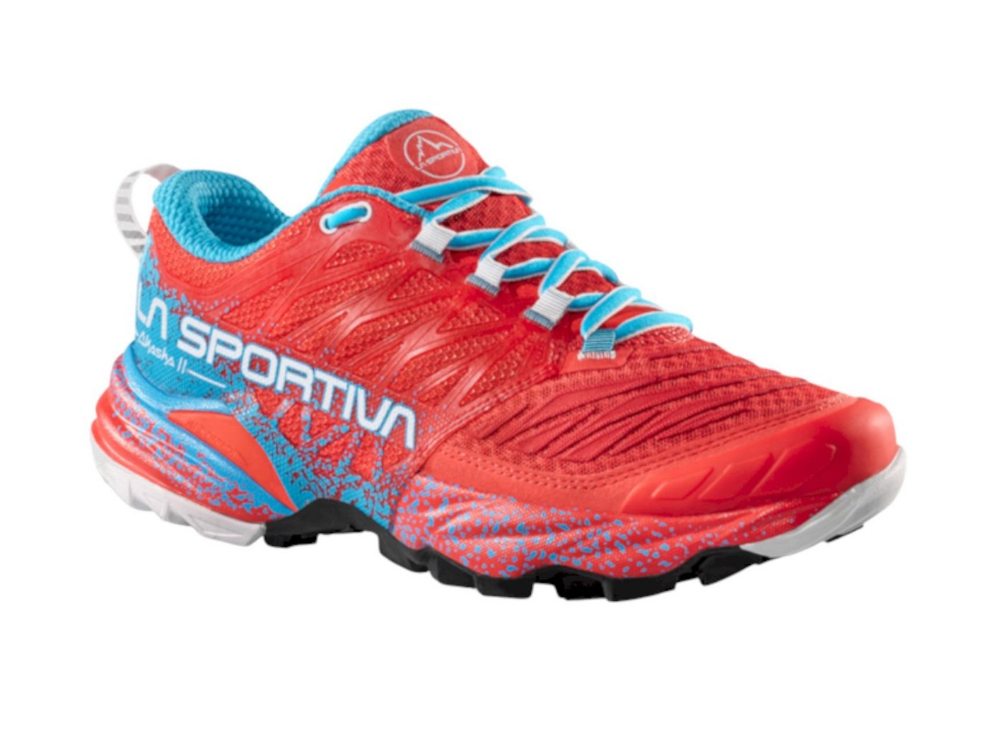 La Sportiva Trail-Laufschuhe Akasha II rot/blau Damen Wanderschuh von La Sportiva
