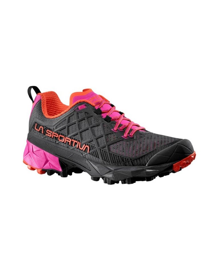 La Sportiva Trail-Laufschuhe Akyra II carbongrau/pink Damen Wanderschuh von La Sportiva