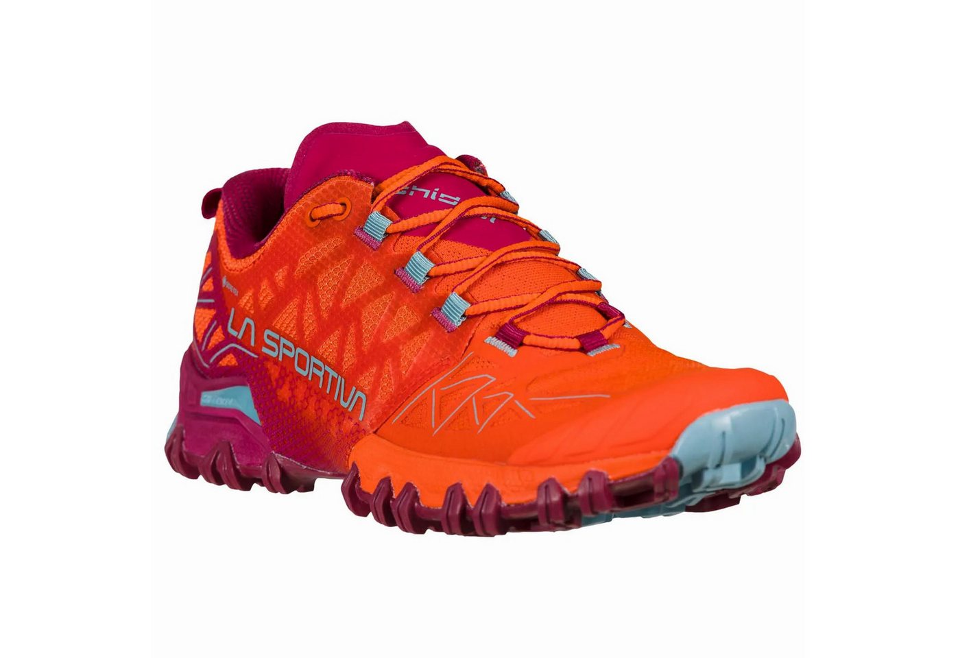 La Sportiva Trail-Laufschuhe Bushido II GTX (wasserdicht) violett/orange Damen Wanderschuh von La Sportiva