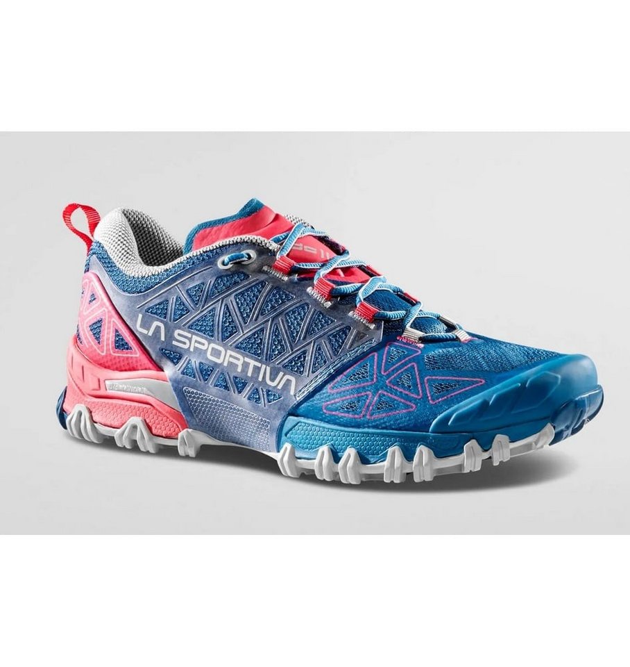 La Sportiva Trail-Laufschuhe Bushido II blau/grau/rot Damen Wanderschuh von La Sportiva