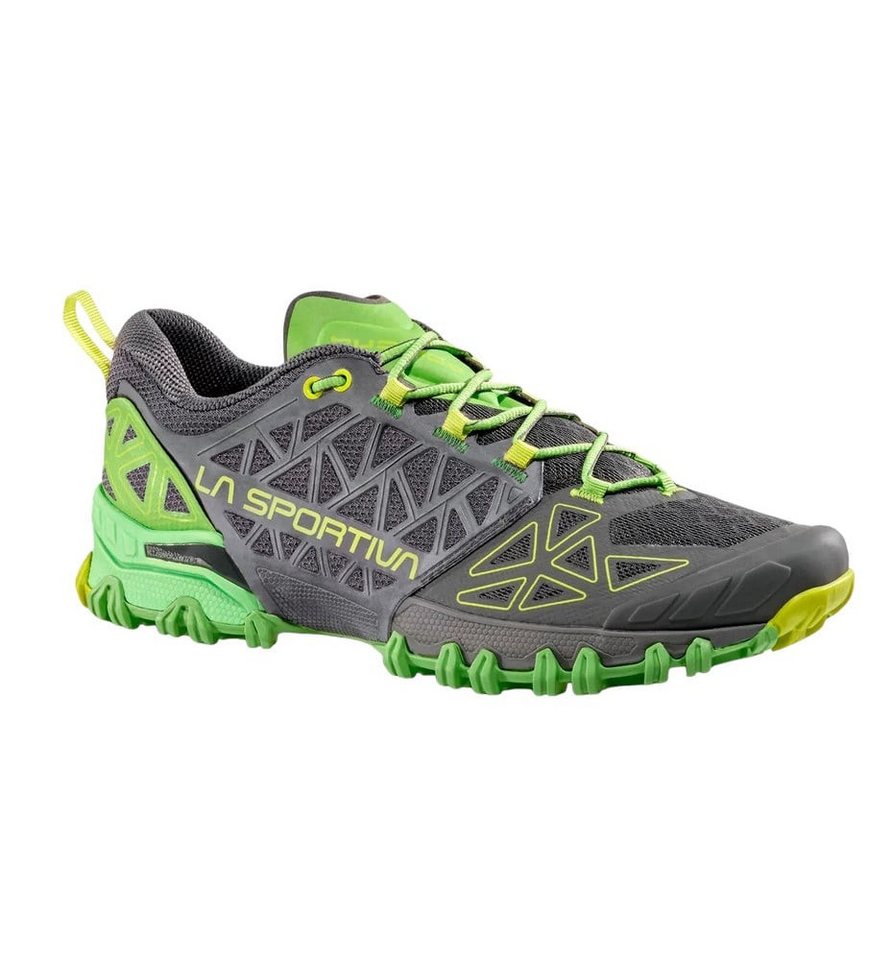 La Sportiva Trail-Laufschuhe Bushido II grau/neongrün Herren Wanderschuh von La Sportiva