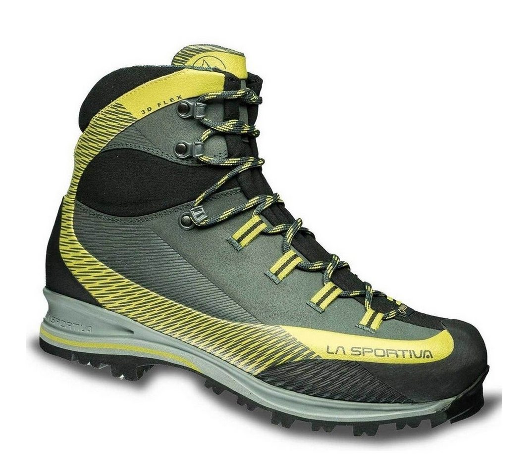 La Sportiva Trango Trk Leather GTX (Leder, wasserdicht) carbongrau/grün Herren Wanderschuh von La Sportiva