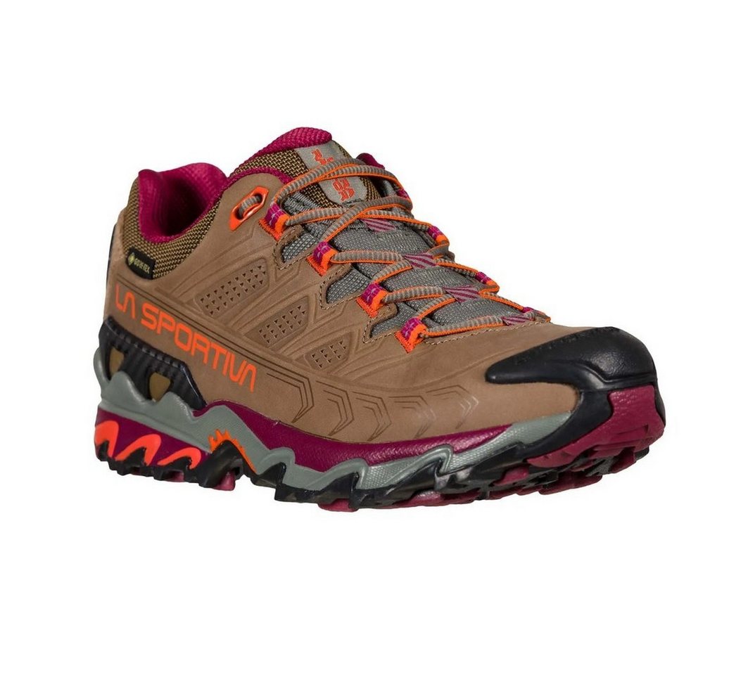 La Sportiva Ultra Raptor II Leather Wide GTX (Nubukleder, wasserdicht) braun/plum Wanderschuh von La Sportiva