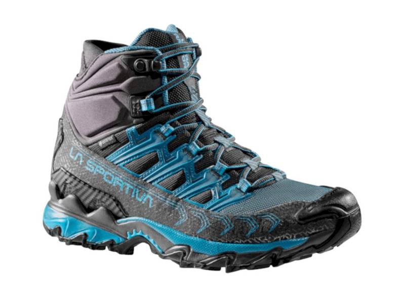 La Sportiva Ultra Raptor II Mid GTX (Fast-Hiking, wasserdicht) blau/grau Damen Wanderschuh von La Sportiva