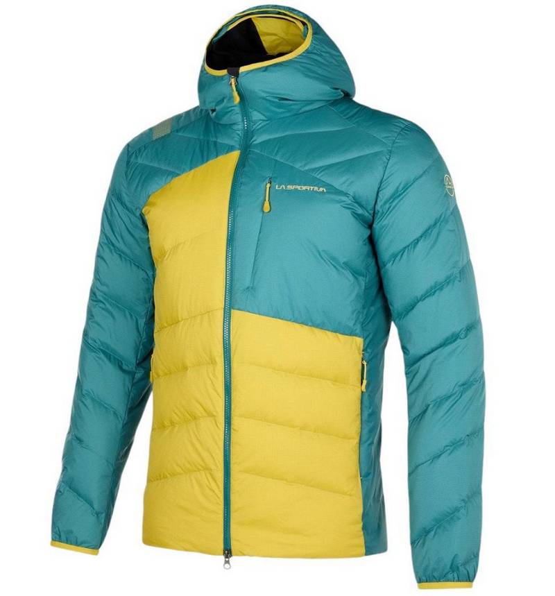 La Sportiva Winterjacke Titan Down tealblau/gelb Herren von La Sportiva