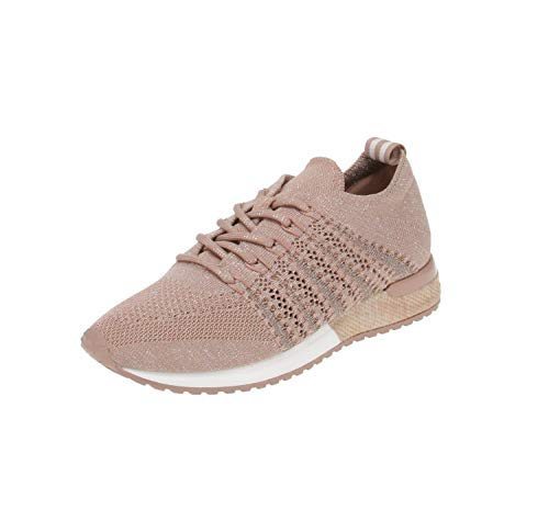 La Strada 1862649 - Damen Schuhe Sneaker - 4523-nude-silver, Größe:38 EU von La Strada