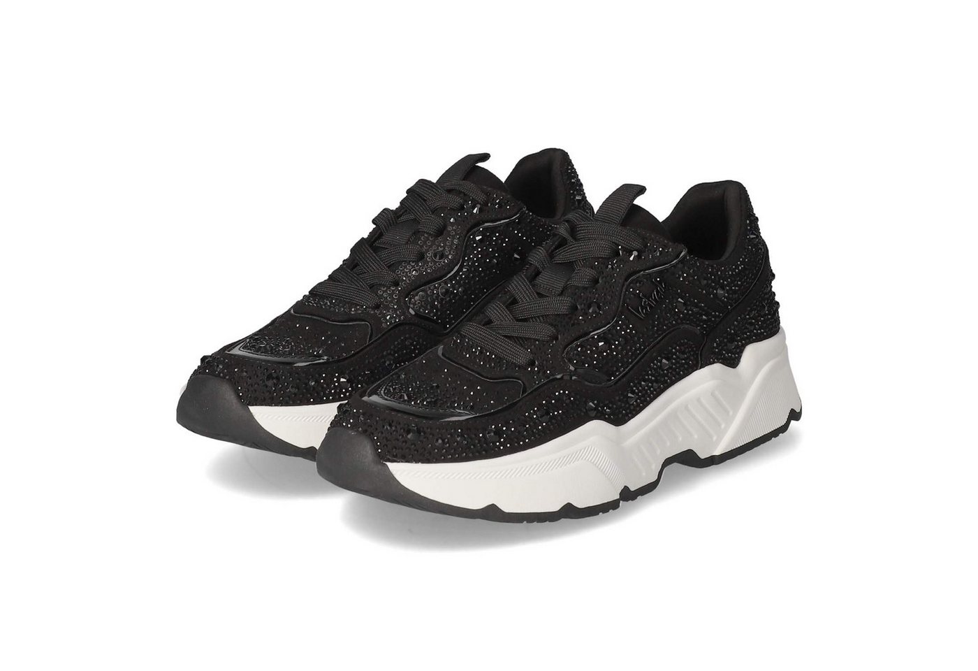 La Strada La Strada 2211242 2202 Damen Textil & Synthetik schwarz Schnürschuh von La Strada