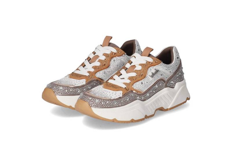 La Strada La Strada 2211242 4025 Damen Textil & Synthetik taupe Schnürschuh von La Strada