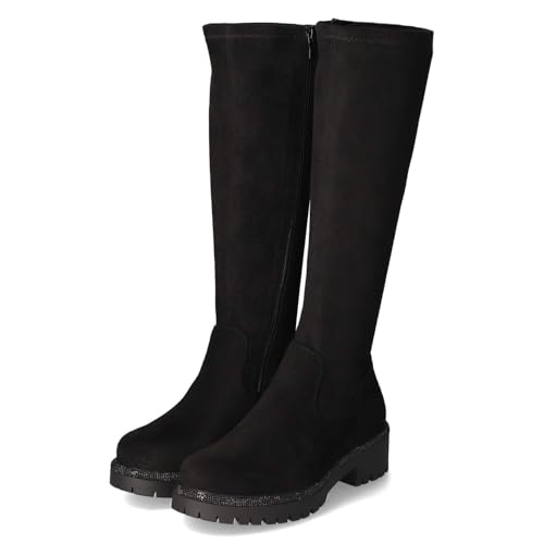 La Strada 2381615 2201 Schaftstiefel Textil Damen in schwarz - Gr. 41 von La Strada