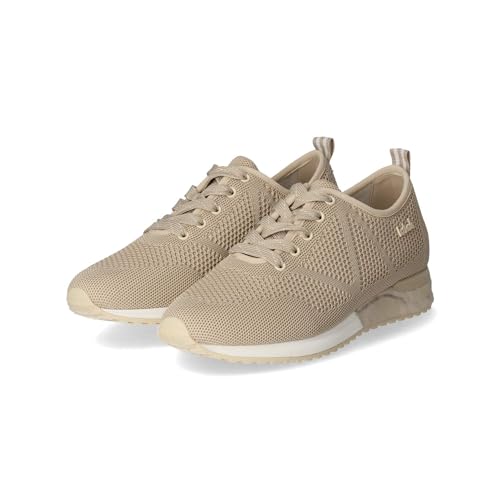 La Strada Damen Low Sneaker Beige Textil, Größe:38, Farbauswahl:beige von La Strada