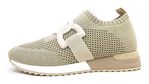 La Strada Damen Slipper in Beige, Größe 42 von La Strada