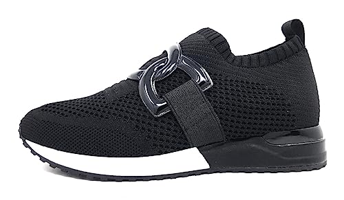 La Strada Damen Slipper in Schwarz, Größe 37 von La Strada