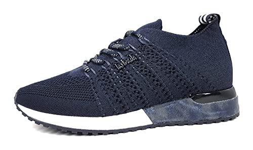 La Strada Damen Sneaker Low in Blau, Größe 37 von La Strada