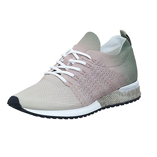 La Strada Damenschuhe Schnürschuhe Sportive Sneaker Beige Freizeit, Schuhgröße:36 EU von La Strada