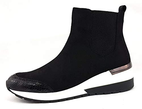 La Strada Damenschuhe Stiefeletten Reißverschluss Stiefelette Schwarz Freizeit, Schuhgröße:EUR 41 von La Strada