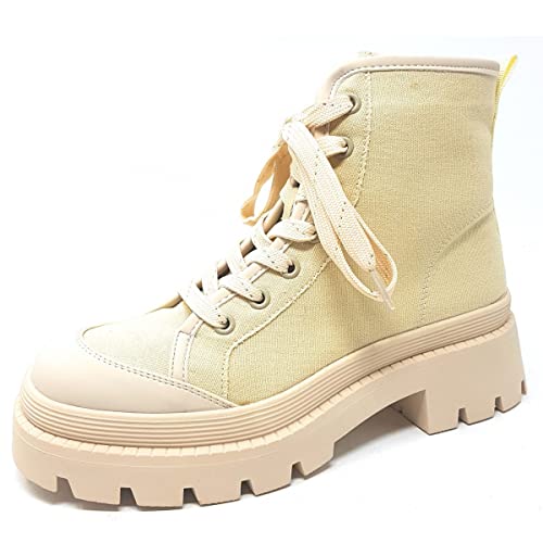 La Strada Sommerstiefel Damen Schnürstiefel in Beige, Größe 38 von La Strada