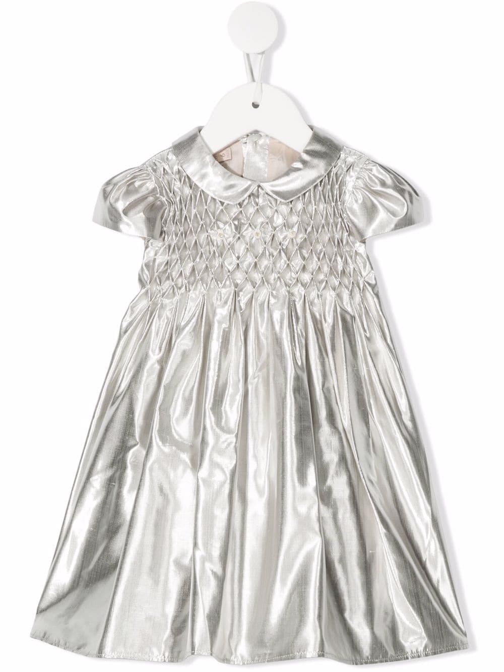 La Stupenderia Kleid mit Metallic-Effekt - Silber von La Stupenderia