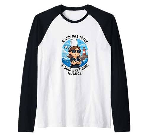 Bretagne Damen Bretonisch Kopf - Humor Lockenwickler Triskell Raglan Bretagne Damen Bretonisch Kopf - Humor Lockenwickler Triskell Raglan von La Tribu de l’Hermine Bretonne de la Bretagne
