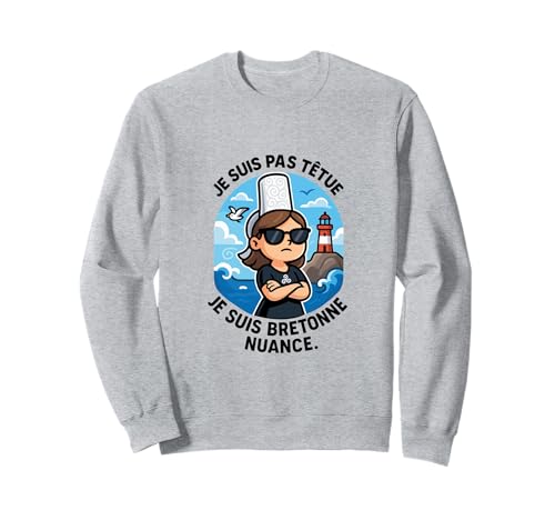 Bretagne Damen Bretonisch Kopf - Humor Lockenwickler Triskell Sweatshirt Bretagne Damen Bretonisch Kopf - Humor Lockenwickler Triskell Sweatshirt von La Tribu de l’Hermine Bretonne de la Bretagne