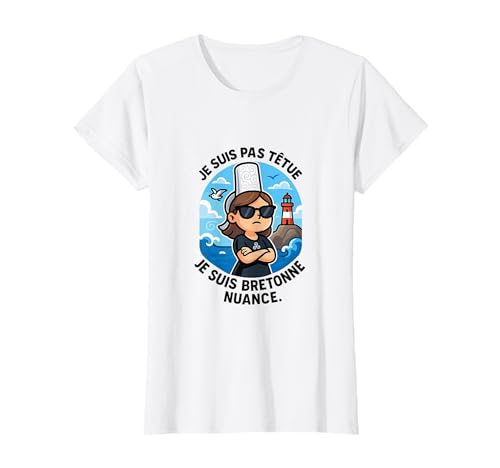 Bretagne Damen Bretonisch Kopf - Humor Lockenwickler Triskell T-Shirt Bretagne Damen Bretonisch Kopf - Humor Lockenwickler Triskell T-Shirt von La Tribu de l’Hermine Bretonne de la Bretagne