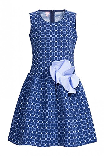 La-V Festliches Mädchenkleid Iris mit Blüten/Größe 128 von La-V