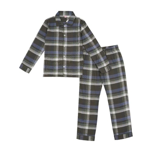 La-V Jungen Pyjama Khakigrün JH46/Größe 164/170 von La-V