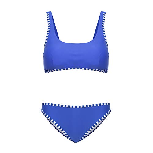 La-V Mädchen Bikini Zweiteilig Meerblau B194/Größe 140/146 von La-V