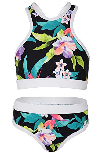 La-V Mädchen Bikini Zweiteilig Sport Hibiscus/Größe 170/176 von La-V