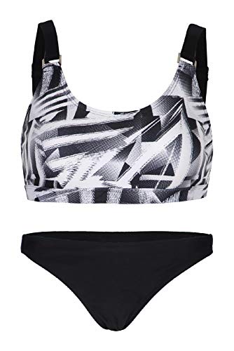 La-V Mädchen Bikini Zweiteilig Sport Schwarz B173/Größe 128/134 von La-V