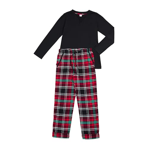 La-V Mädchen Pyjama Black-Red MH30/Größe 164/170 von La-V