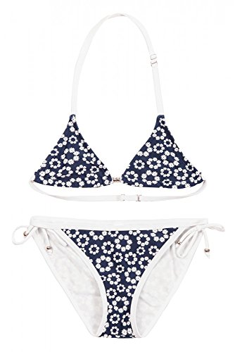 La-V Mädchen Triangel Bikini Zweiteilig geblümt/Größe 164/170 von La-V
