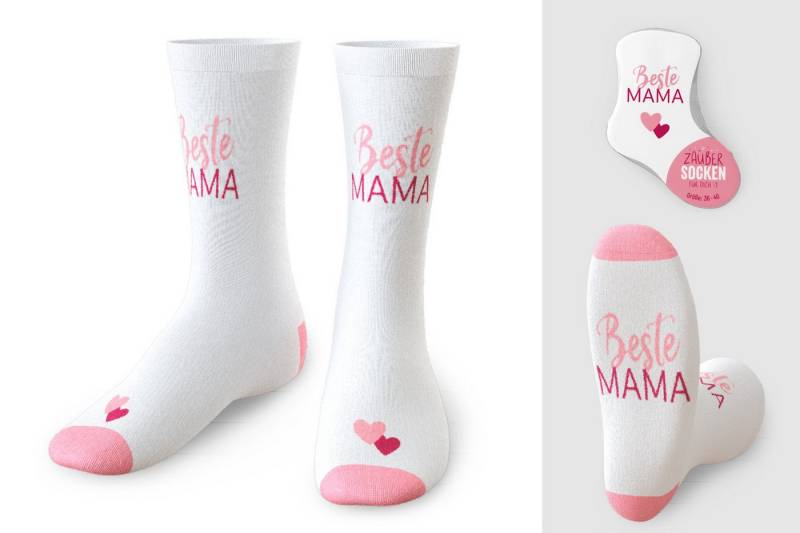 La Vida Kuschelsocken Damen Socken Zaubersocken Gr 36-40 Geschenk la vida Beste Mama 3757351 von La Vida