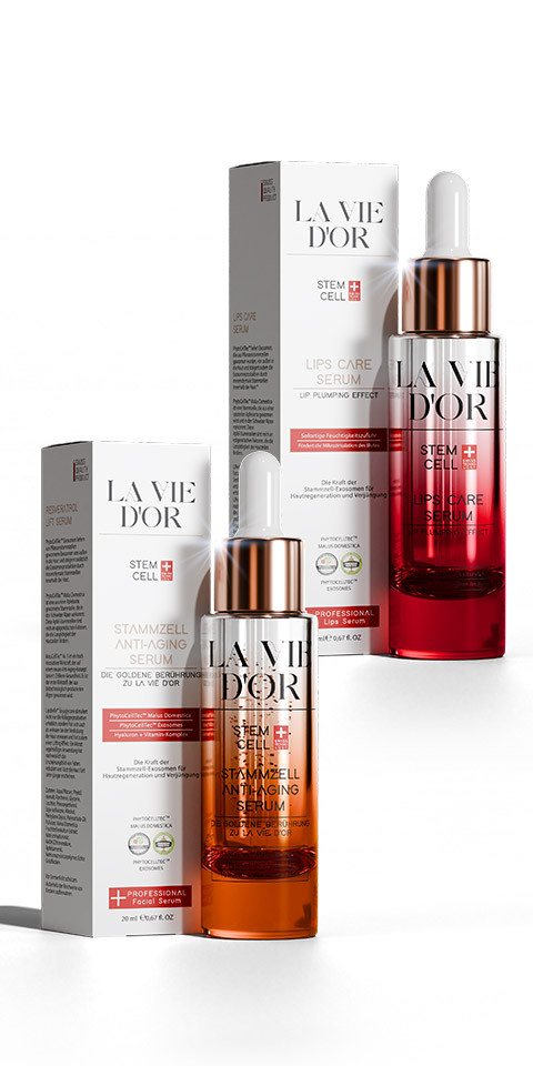 La Vie D'Or Gesichtspflege-Set LaVieDor Duo-Set – Anti-Aging Serum & Lippenpflege mit Plumping-Effekt, 2-tlg. La Vie D'Or Gesichtspflege-Set LaVieDor Duo-Set – Anti-Aging Serum & Lippenpflege mit Plumping-Effekt, 2-tlg. von La Vie D'Or