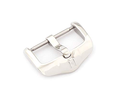 HIRSCH Unisex Dornschließe für Uhrenarmbänder L316 Edelstahl Modell Active 18 mm Silberfarben, poliert HIRSCH Unisex Dornschließe für Uhrenarmbänder L316 Edelstahl Modell Active 18 mm Silberfarben, poliert von La-achu