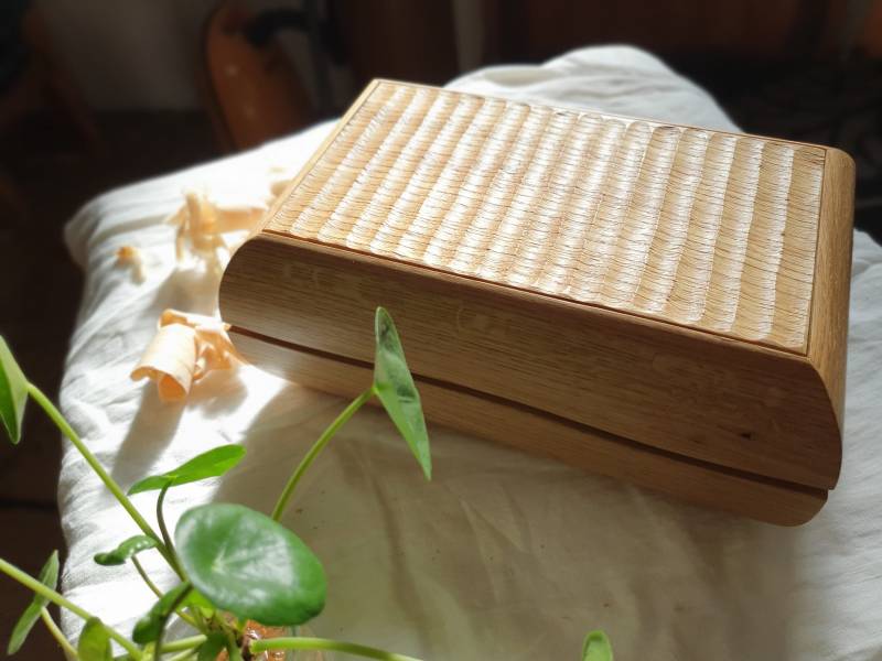 La Artefact Schatulle "Rundung" Handarbeit, Teebox, Einzelstück, Geschenk, Holzobjekt, Waldorf La Artefact Schatulle "Rundung" Handarbeit, Teebox, Einzelstück, Geschenk, Holzobjekt, Waldorf von LaArtefact