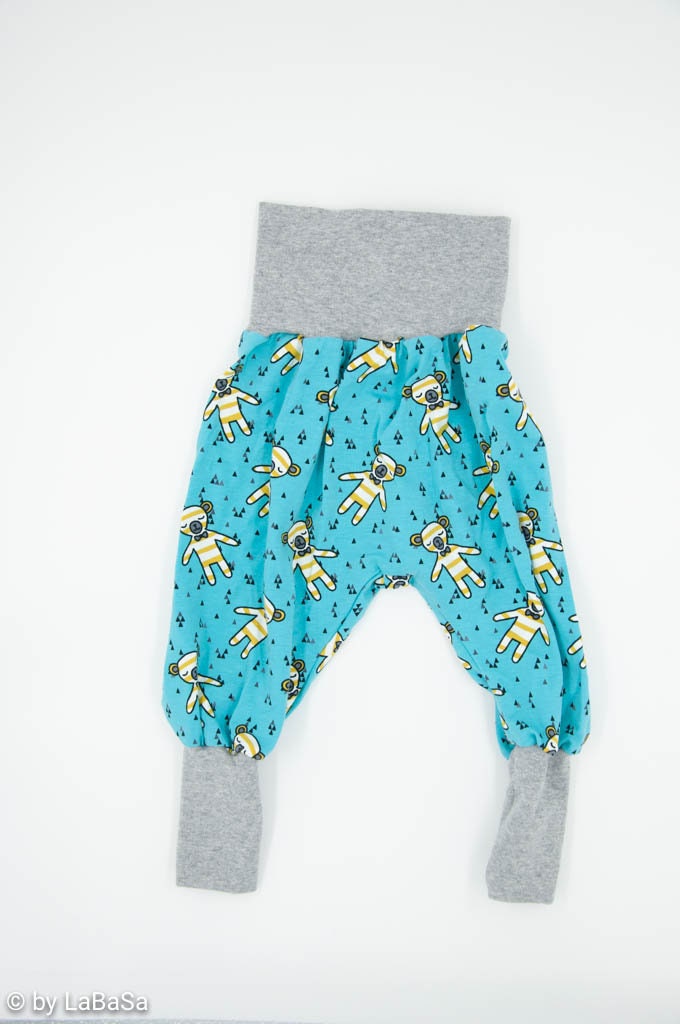 Baby Pumphose "Teddy Mint" Freie Größenwahl von LaBaSa