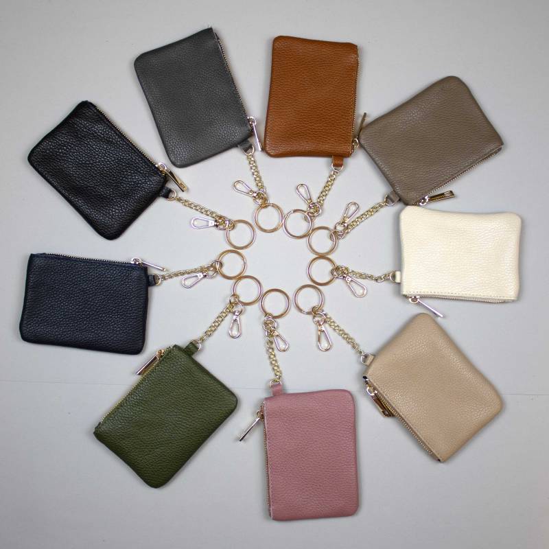 Damen Echtleder Brieftasche Kleine Geldbörse Münzbeutel Mit Münzfach Handgefertigte Mini Münze Geldbörsen Fern Beziehung Geschenk von LaBellaLeather