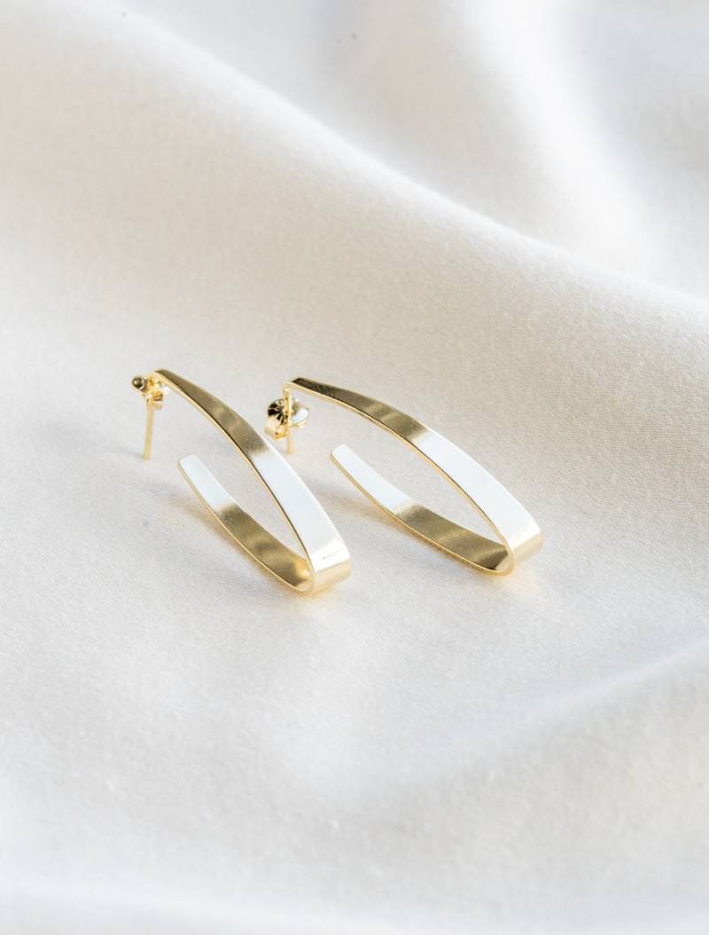 Große Hoop Ohrringe Für Sie, Statement Hoops Vergoldete Ohrringe, Zierliche Moderne Perfektes Geschenk Gold Frauen Große Hoop Ohrringe Für Sie, Statement Hoops Vergoldete Ohrringe, Zierliche Moderne Perfektes Geschenk Gold Frauen von LaBoboa