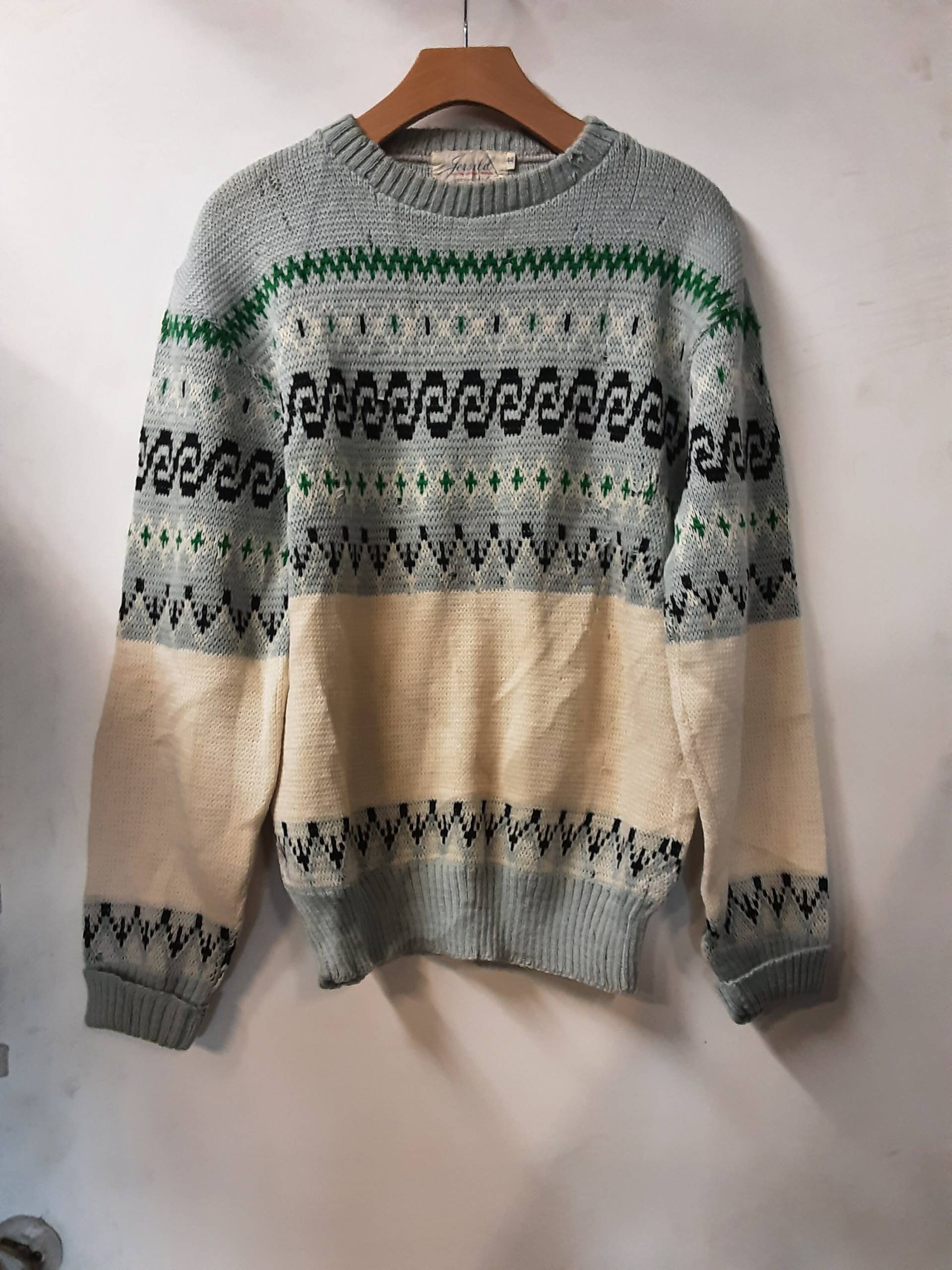 1950Er Wolle Skipullover von LaBombaVintage