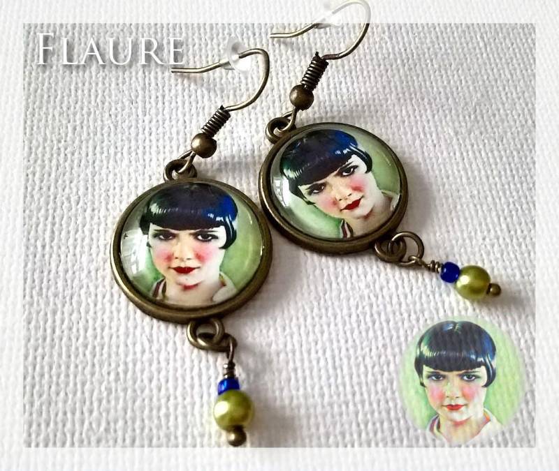 Cabochon-Ohrringe „Der Unartige" von LaBoutiquedeFlaure