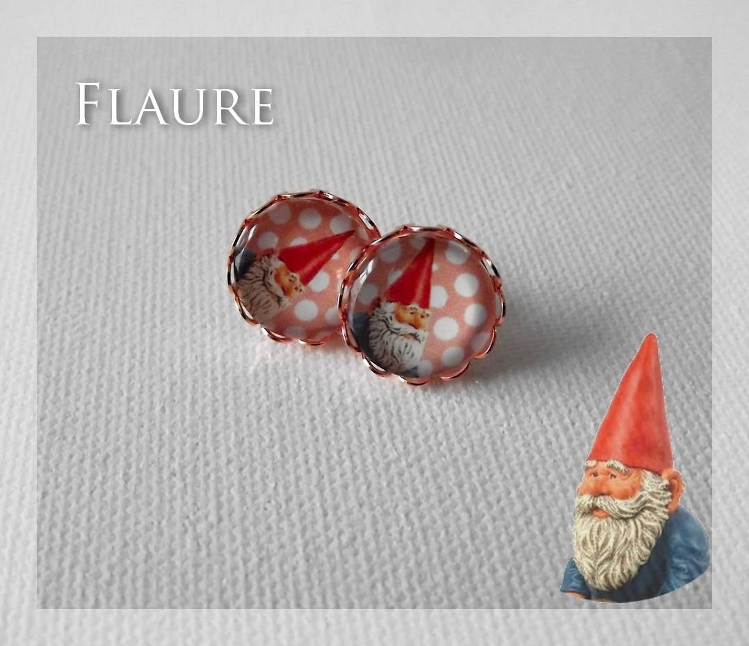 Ohrstecker "Gartenzwerg" von LaBoutiquedeFlaure