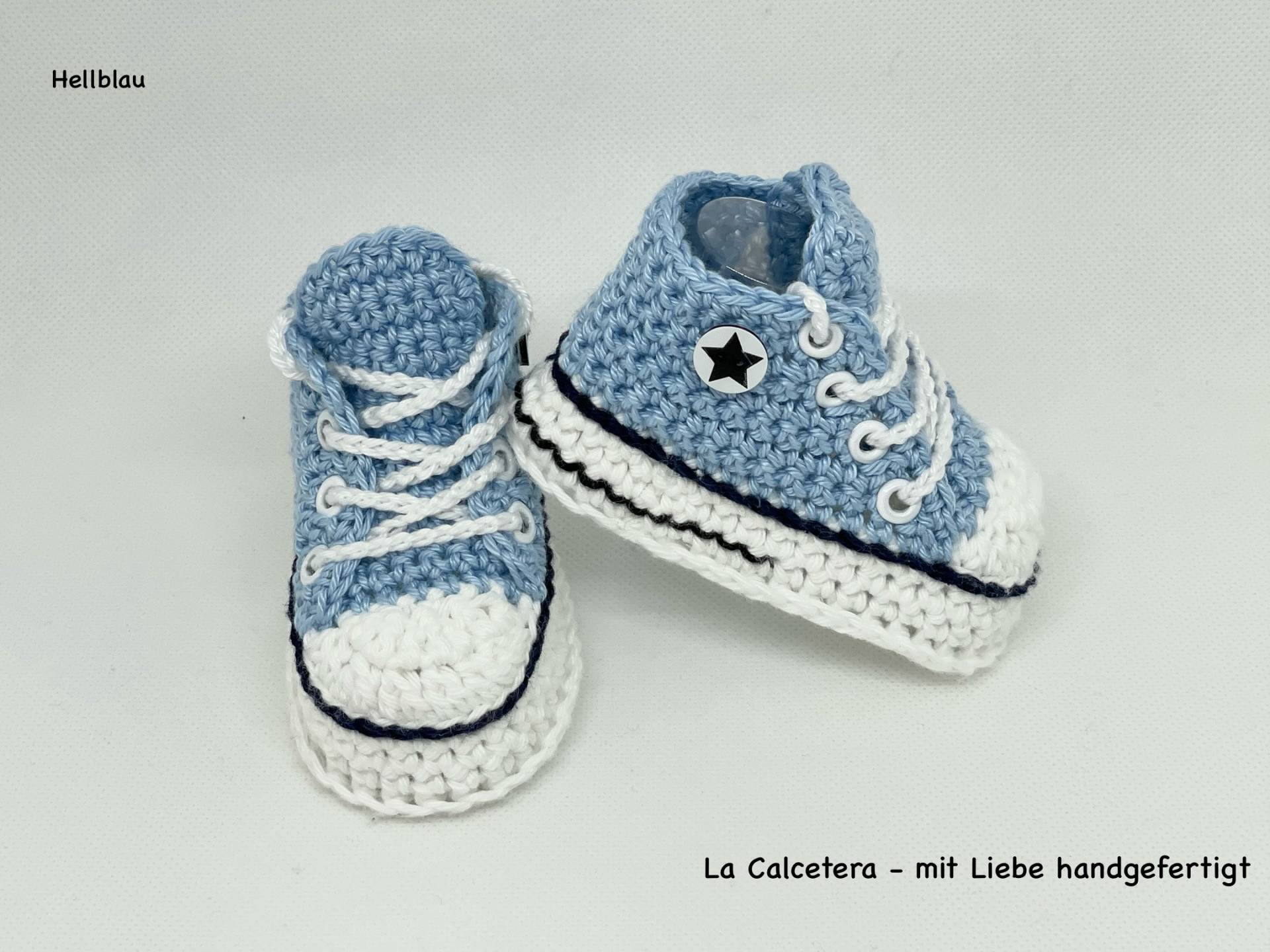Turnschuhe Sneaker Babyschuhe Hellblau Turnschuhe Sneaker Babyschuhe Hellblau von LaCalcetera