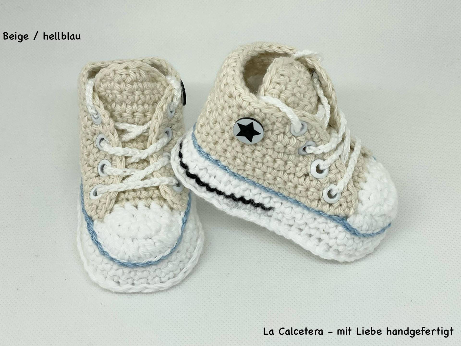 Turnschuhe Sneakers Ecru, Beige, Hellblau Turnschuhe Sneakers Ecru, Beige, Hellblau von LaCalcetera