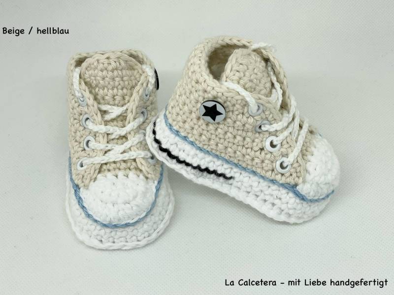 Turnschuhe Sneakers Ecru, Beige, Hellblau Turnschuhe Sneakers Ecru, Beige, Hellblau von LaCalcetera