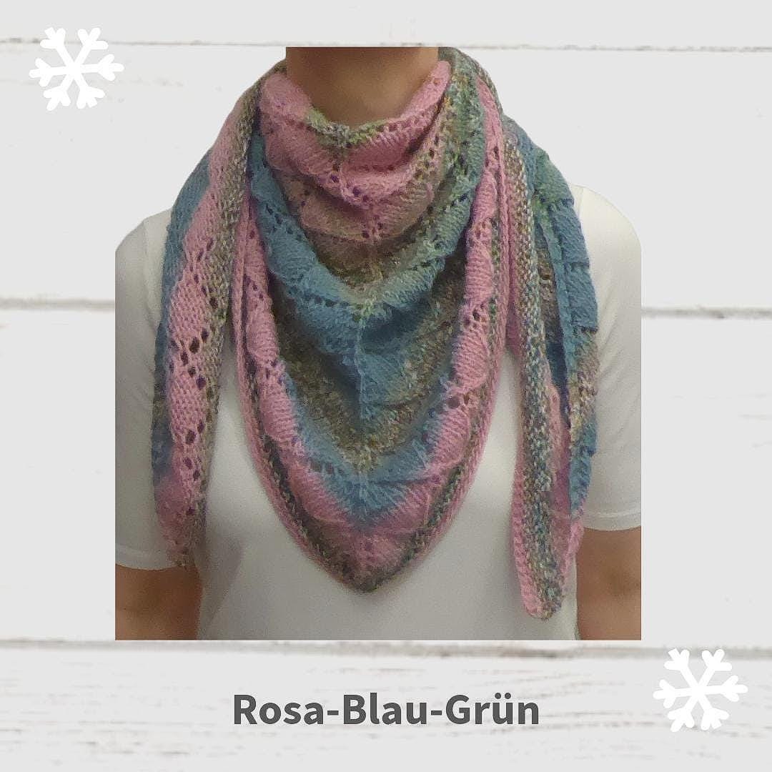 Lochmuster Tuch, Schultertuch Spitze, Dreieckstuch Ajourmuster, Schurwolle, Mehrere Farben von LaChouDesign