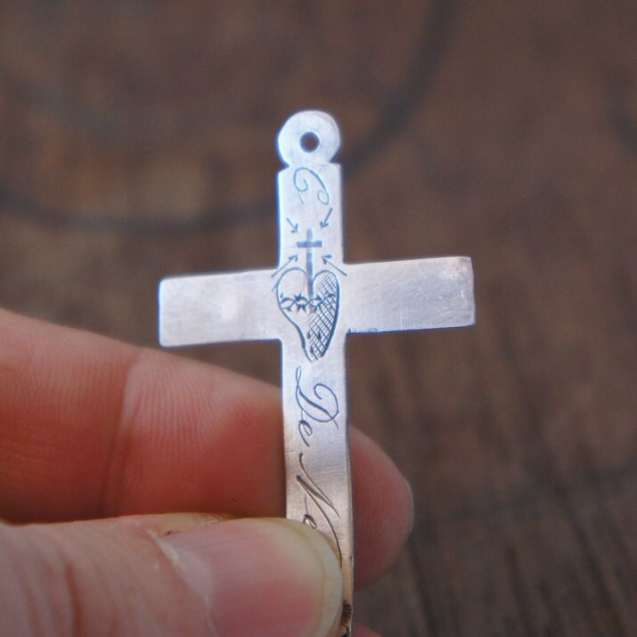 Silber Nonne Kreuz Anhänger 1 Stk Silber Nonne Kreuz Anhänger 1 Stk von LaComtesseDeTalaru