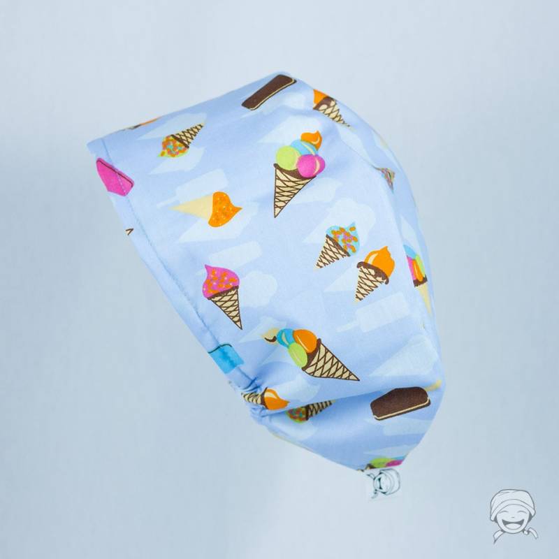 Op-Haube Mit Eiscreme Für Krankenschwestern Langen Haaren, Zur Verwendung in Operationssälen, Tierärzten Und Ärzten von LaCostureraPirata