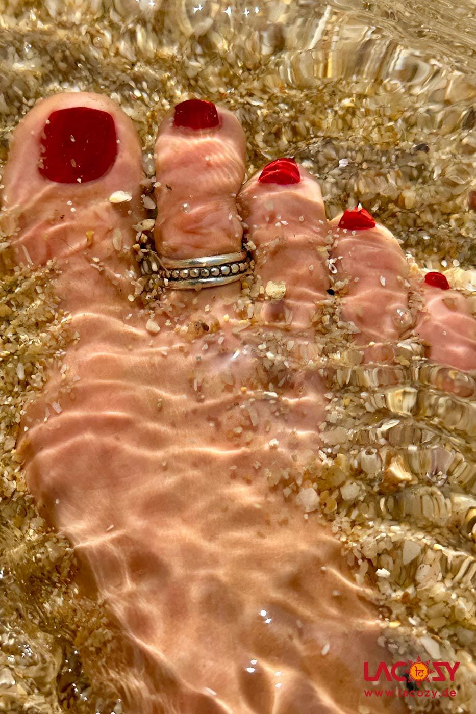 Zehenring Neta Aus 925 Sterling Silber Fußring Damen Herren Fußschmuck Größenverstellbar von LaCozyShop